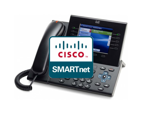 CON-SNT-CP8845K9 Cisco SMARTnet сервисный контракт IP телефона Cisco 8845-C 8X5XNBD 1год