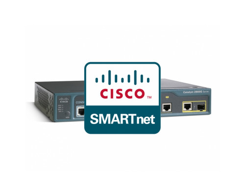 CON-SNT-2968TCS Cisco SMARTnet сервисный контракт коммутатора Catalyst WS-C2960-8TC-S 8X5XNBD 1год