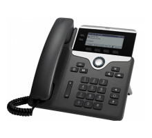 CP-7811-3PCC-K9 Cisco IP телефон 1 линии SIP, 1 x FE PoE, LCD 384x106, гарнитура RJ-9