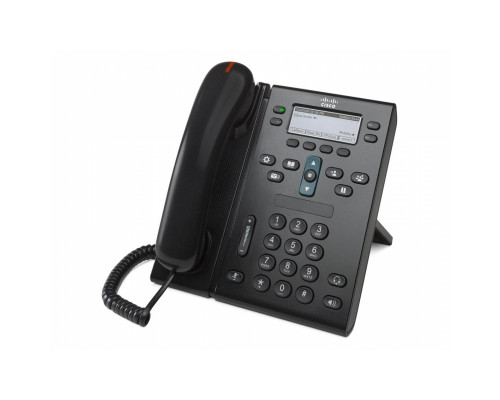 CP-6941-CL-K9 Cisco IP телефон , 4 линии SIP\SCCP, 2 x FE PoE, LCD 396x162 BW, гарнитура RJ-9