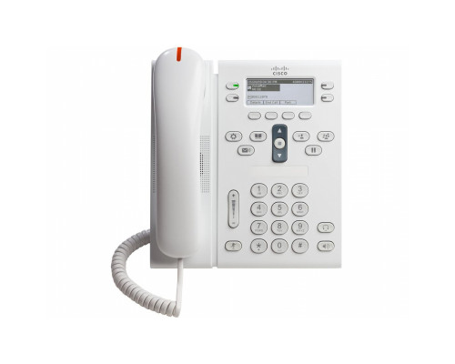 CP-6941-WL-K9 Cisco IP телефон , 4 линии SIP\SCCP, 2 x FE PoE, LCD 396x162 BW, гарнитура RJ-9