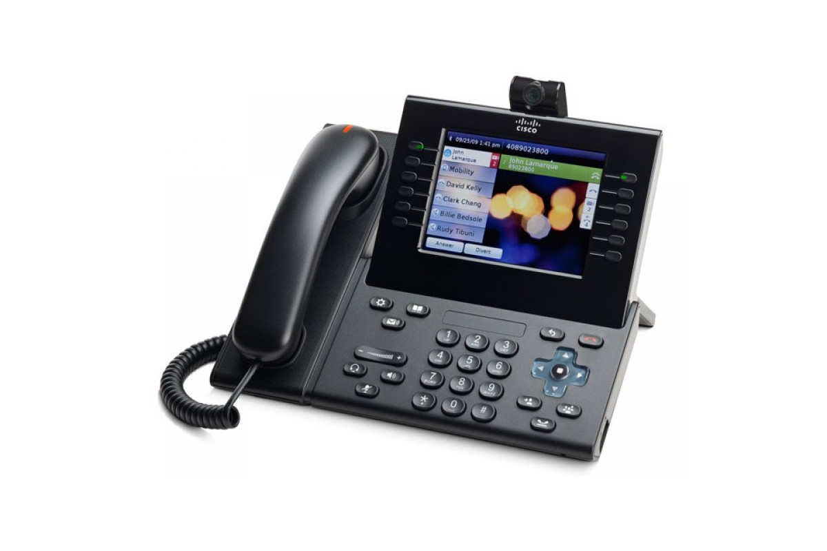 CP-9971-CL-CAM-K9 Cisco IP видеотелефон, 6 линий, 2 x GE RJ-45, Color LCD  640х480, SIP, PoE - 3281 купить