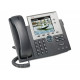 CP-7945G Cisco IP телефон, 2 линии SIP\SCCP, 2 x GE PoE, LCD 320х240 Color, гарнитура RJ-9