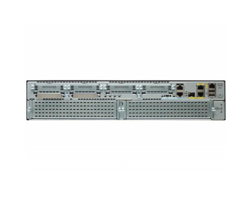 CISCO 2921-V маршрутизатор с функцией голосового VoIP шлюза. 3 x GE RJ-45, 1 x SFP, SPVDM3-16, UC