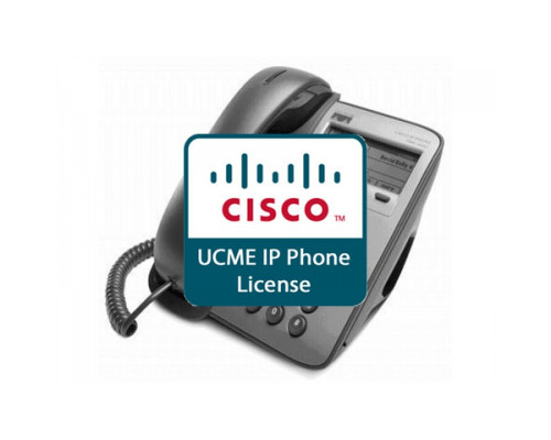 SW-CCME-UL-7906 Cisco лицензия IP телефона Cisco 7906G для IP АТС CCME