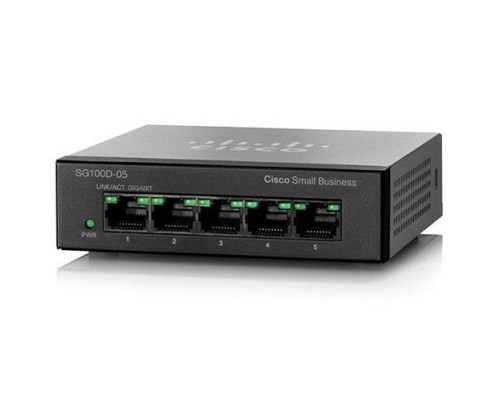 Коммутатор Cisco SB SG100D-05-EU Коммутатор Cisco SB SG100D-05-EU