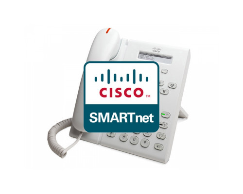 CON-SNT-21WLK Cisco SMARTnet сервисный контракт IP телефона Cisco 6921-WL 8X5XNBD 1год