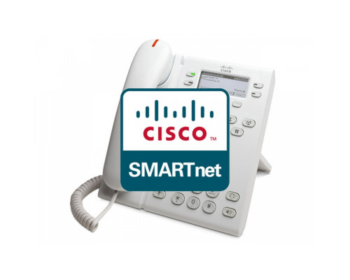 CON-SNT-41WLK Cisco SMARTnet сервисный контракт IP телефона Cisco 6941-WL 8X5XNBD 1год