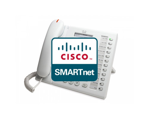 CON-SNT-61WLK Cisco SMARTnet сервисный контракт IP телефона Cisco 6961-WL 8X5XNBD 1год