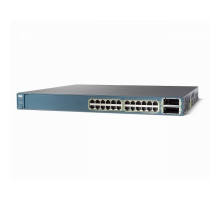 Коммутатор Cisco Catalyst, 24 x GE, 2 x 10G(X2), 265W DC, IP Services WS-C3560E-24TD-E
