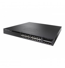 Коммутатор Cisco Catalyst, 24 x GE (PoE), 2 x SFP+, IP Base WS-C3650-24PWD-S