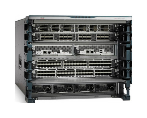 N77-C7706 Cisco Nexus 7706 шасси коммутатора агрегации 6 слотов, 192x10 GE, 96x40 GE, 48x100 GE
