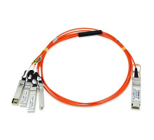 QSFP-4X10G-AOC1M Cisco активный оптический кабель QSFP c 4 трансиверами SFP+ длиной 1 м