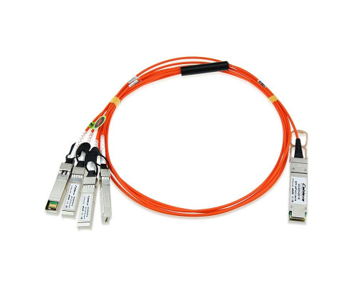 QSFP-4X10G-AOC5M Cisco активный оптический кабель QSFP c 4 трансиверами SFP+ длиной 5 м