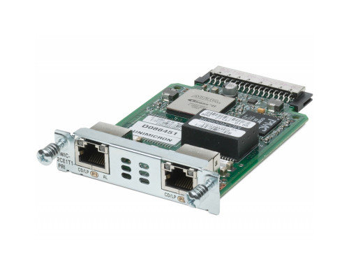 HWIC-2CE1T1-PRI Cisco модуль HWIC интерфейсный 2 x T1/E1 G.704 RJ-45