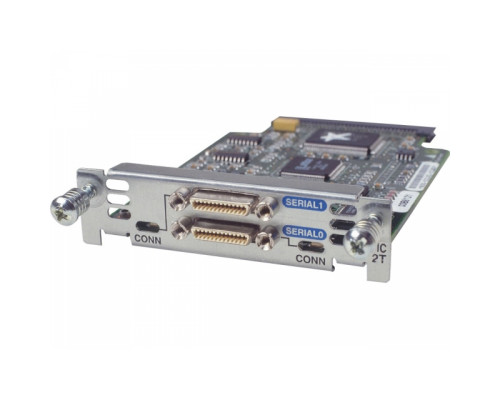 HWIC-2T Cisco модуль HWIC интерфейсный 2 x Async/Synс 115.2 kbps/8 Mbps SmartSerial