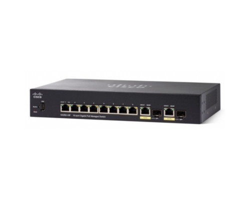 Коммутатор PoE Cisco SB SG350-10MP-K9-EU