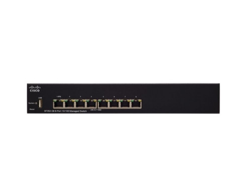 Коммутатор управляемый Cisco SB SF350-08-K9-EU