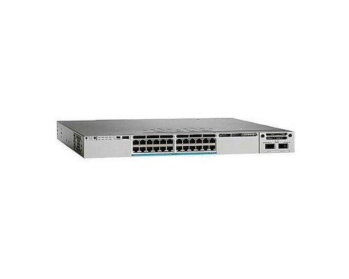WS-C3850-24XU-L Cisco Catalyst сетевой UPoE коммутатор на 24 x 10 GE (580W), LAN Base