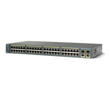 WS-C2960-48PST-S Cisco Catalyst РоЕ (370Вт) коммутатор 48 x FE RJ-45, 2 x  SFP, 2 RJ-45, LAN Lite