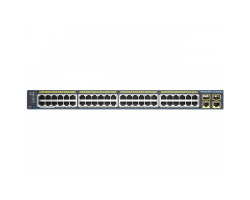 WS-C2960X-48TS-L Cisco Catalyst сетевой коммутатор 48 x GE RJ-45, 4 x SFP, LAN Base