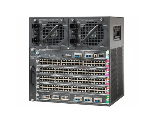 WS-C4506-E Cisco Catalyst 6-и слотовое шасси модульного сетевого коммутатора. 10U, без БП