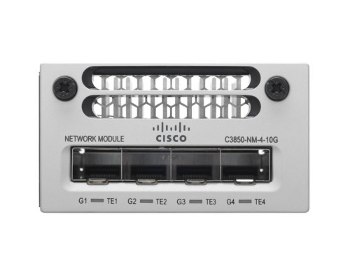 C3850-NM-4-10G Cisco сетевой модуль для коммутаторов Catalyst C3850, 4 x SFP+