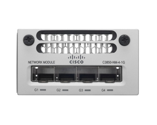 C3850-NM-4-1G Cisco сетевой модуль для коммутаторов Catalyst C3850, 4 x SFP