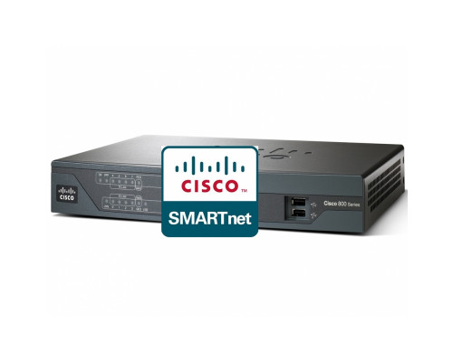 CON-SNT-CSCO881P Cisco SMARTnet сервисный контракт маршрутизатора CISCO881 PCI 8X5XNBD 1год