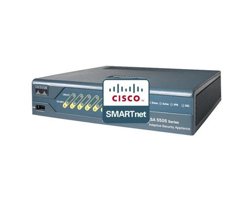 CON-SNT-AS5K8 Cisco SMARTnet сервисный контракт межсетевого экрана ASA5505 8X5XNBD на 1 год