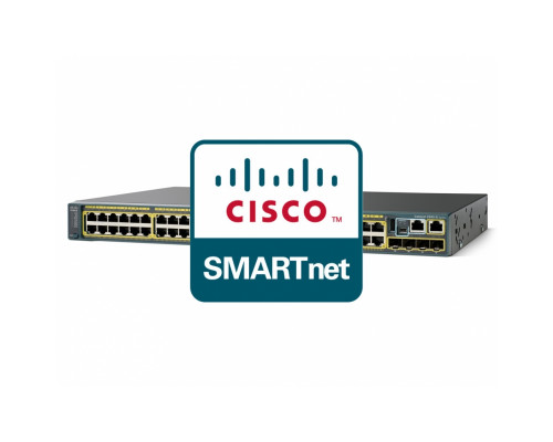 CON-SNT-2960S4FS Cisco SMARTnet сервисный контракт коммутатора Catalyst WS-C2960S-48FPS-L 8X5XNBD