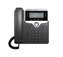 CP-7841-3PCC-K9 Cisco IP телефон, 4 линии SIP, 2 x GE PoE, LCD 396x162 BW, гарнитура RJ-9