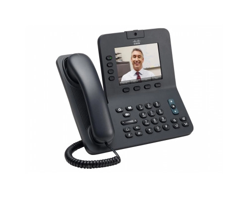CP-8945-L-K9 Cisco IP видеотелефон, 4 линии, 2 x GE RJ-45, Color LCD 640х480, RJ-9/Bluetooth, Slim CP-8945-L-K9 Cisco IP видеотелефон, 4 линии, 2 x GE RJ-45, Color LCD 640х480, RJ-9/Bluetooth, Slim