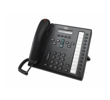 CP-6961-CL-K9 Cisco IP телефон, 12 линий SIP/SCCP, 2 x FE PoE, LCD 396x81 BW, гарнитура RJ-9