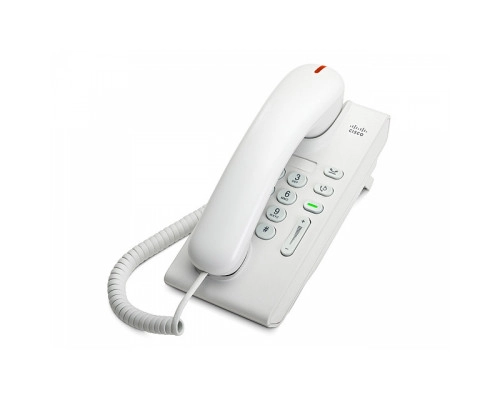 CP-6901-W-K9 Cisco IP телефон, 1 линия SIP/SCCP, 1 x FE PoE, без LCD