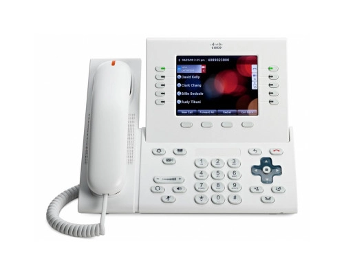 CP-8961-W-K9 Cisco IP телефон, 5 линий SIP, 2 x GE PoE, LCD 640х480 Color, 2 x USB