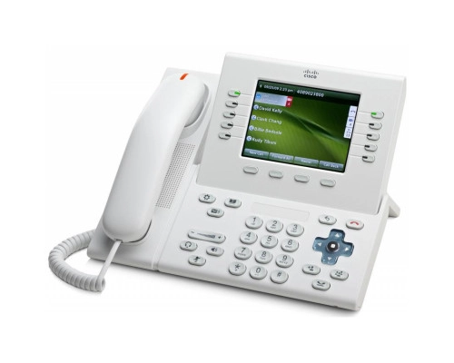 CP-8961-W-K9 Cisco IP телефон, 5 линий SIP, 2 x GE PoE, LCD 640х480 Color, 2 x USB