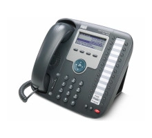 CP-7931G Cisco IP телефон, 24 линии SIP\SCCP, 2 x FE PoE, LCD 192x64 BW, гарнитура RJ-9