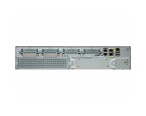 CISCO 2911-V маршрутизатор с функцией голосового VoIP шлюза. 3 x GE RJ-45, PVDM3-16, лицензия UC