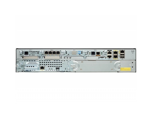 CISCO 2911-V маршрутизатор с функцией голосового VoIP шлюза. 3 x GE RJ-45, PVDM3-16, лицензия UC