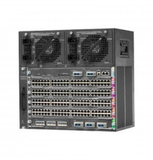 Коммутатор Cisco Catalyst, 96 x GE (PoE), 2 x 1G SFP, LAN Base WS-C4506E-S7L+96V+