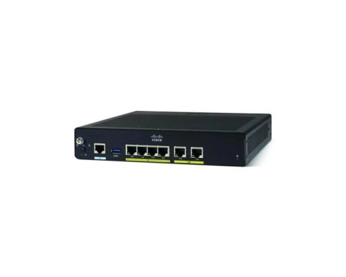 Маршрутизатор Cisco C931, WAN 2x 1 Гб/с, LAN 4x 1 Гб/с C931-4P Маршрутизатор Cisco C931, WAN 2x 1 Гб/с, LAN 4x 1 Гб/с C931-4P