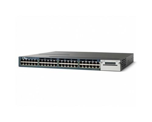 WS-C3560X-48PF-S Cisco Catalyst Switch PoE+ коммутатор 3 уровня 48 x GE RJ-45. IP Base