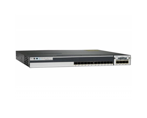WS-C3750X-12S-E Cisco Catalyst сетевой коммутатор 12 x GE SFP, IP Services WS-C3750X-12S-E Cisco Catalyst сетевой коммутатор 12 x GE SFP, IP Services