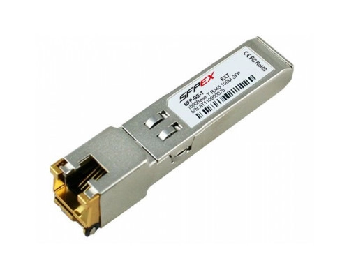 SFP-GE-T Cisco медный SFP трансивер 1000BASE-T (GE RJ-45 до 100 м)