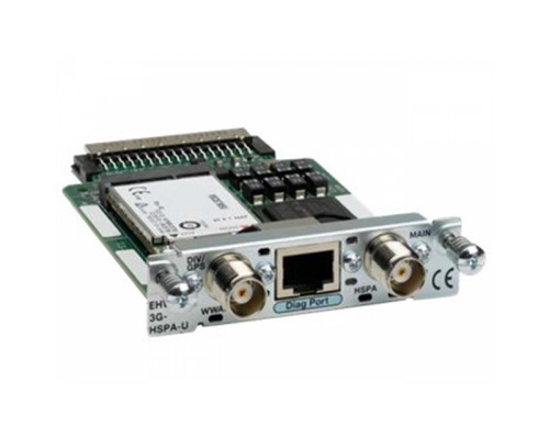 EHWIC-3G-HSPA-U Cisco модуль EHWIC интерфейсный GSM 3G 2 x TNC male, для Cisco ISR G2