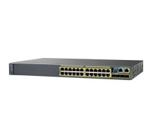WS-C2960X-24TS-L Cisco Catalyst сетевой коммутатор 24 x GE RJ-45, 4 x SFP, LAN Base