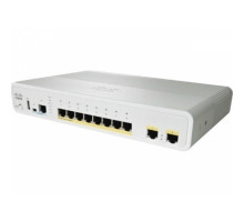 WS-C3560CPD-8PT-S Cisco Catalyst PoE коммутатор (8 PoE 23,8W) 8 x GE RJ-45, 2 x GE RJ-45, IP Base