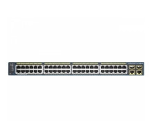 WS-C2960X-48FPS-L Cisco Catalyst PoE+ (740W) коммутатор 48 x GE RJ-45, 4 x SFP, LAN Base